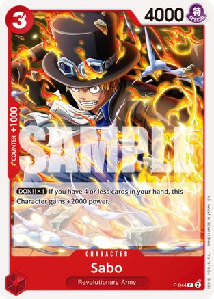 Sabo - P-044 (Reprint) (P-044) - Promo