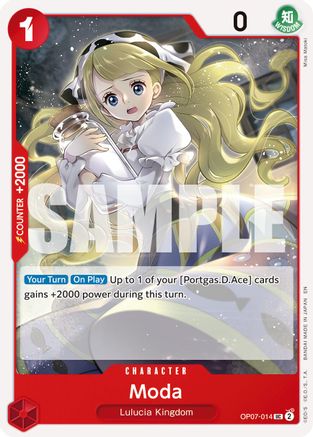 Moda (Reprint) (OP07-014) - Uncommon