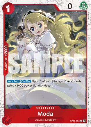 Moda (Pirate Foil) (OP07-014) - Uncommon