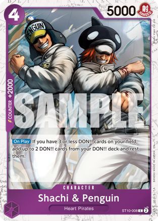 Shachi & Penguin (Pirate Foil) (ST10-008) - Common
