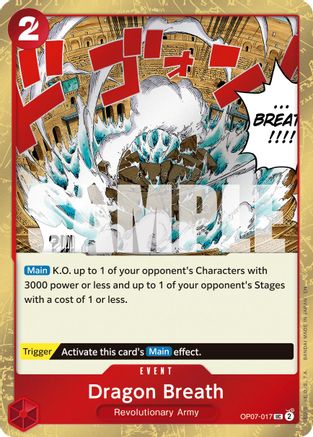Dragon Breath (Pirate Foil) (OP07-017) - Uncommon