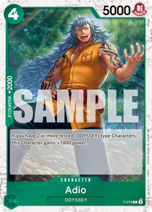 Adio (Pirate Foil) (P-078) - Promo