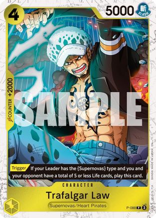 Trafalgar Law -  P-088 (Pirate Foil) (P-088) - Promo