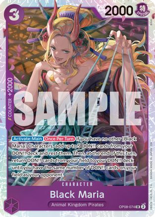 Black Maria (Reprint) (OP08-074) - Super Rare
