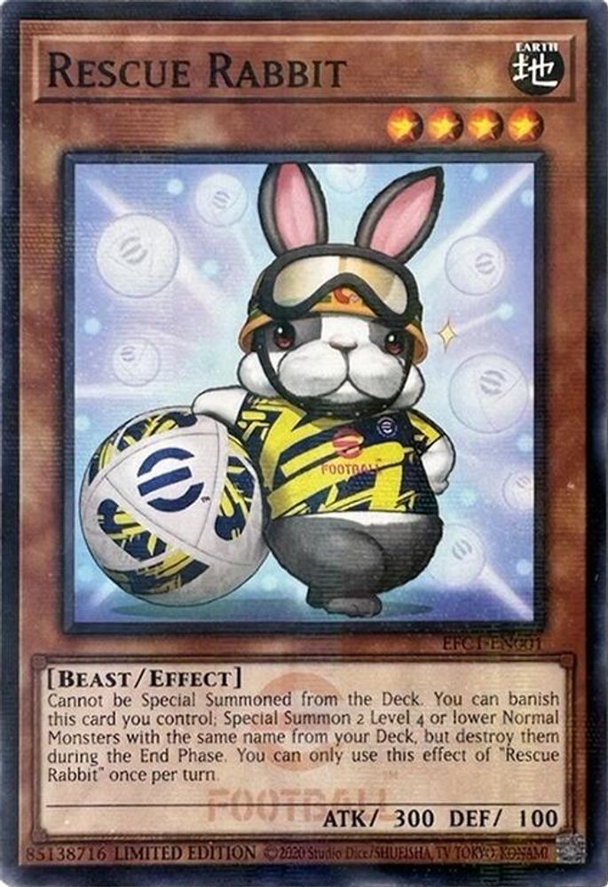 Rescue Rabbit (EFC1-EN001) - Parallel Rare