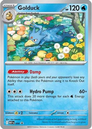 Golduck 008  - Holofoil - Promo
