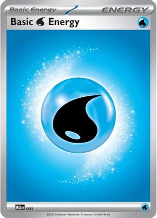 Basic Water Energy 003  - Reverse Holofoil - Common