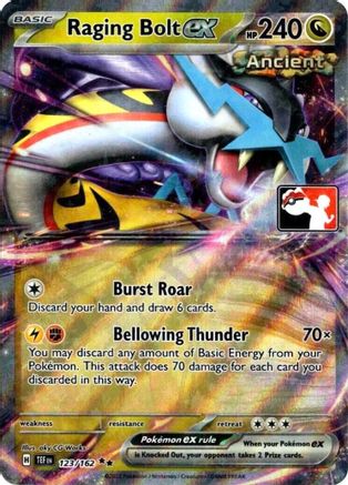 Raging Bolt ex (Prize Pack Series 5) 123/162  - Holofoil - Double Rare