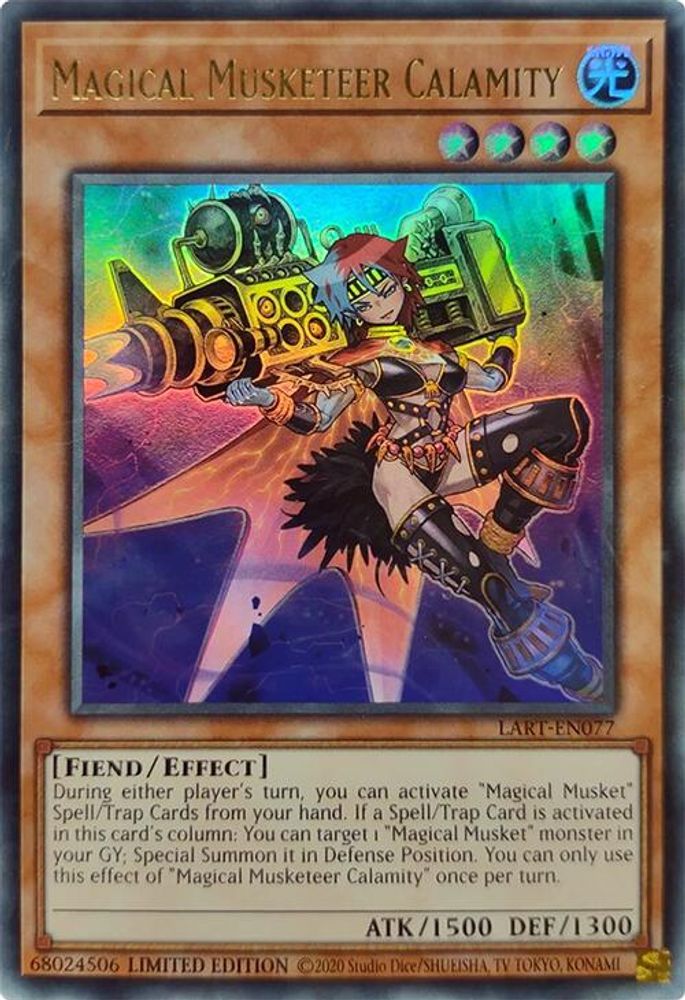 Magical Musketeer Calamity (LART-EN077) - Ultra Rare