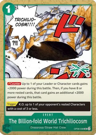 The Billion-fold World Trichiliocosm (Zoro Deck) (OP06-038) - Uncommon