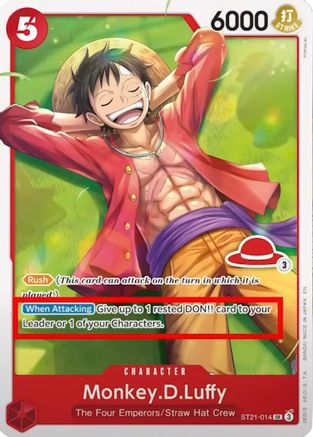 Monkey.D.Luffy - ST21-014 (Luffy Deck) (ST21-014) - Super Rare
