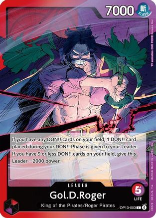 Gol.D.Roger (003) (OP13-003) - Leader