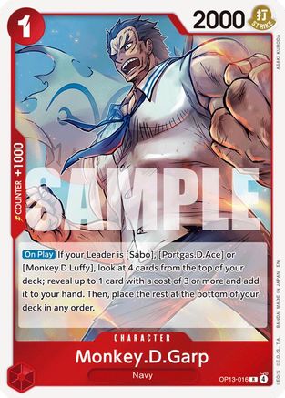Monkey.D.Garp (OP13-016) - Rare