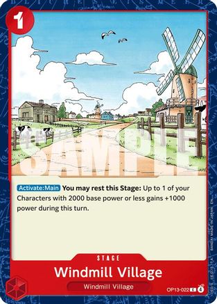 Windmill Village (OP13-022) - Common