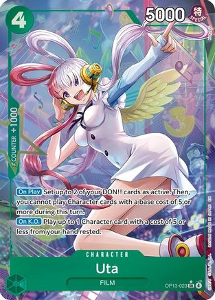 Uta (Alternate Art) (OP13-023) - Super Rare
