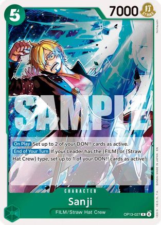 Sanji (OP13-027) - Rare