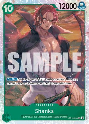 Shanks (028) (OP13-028) - Super Rare
