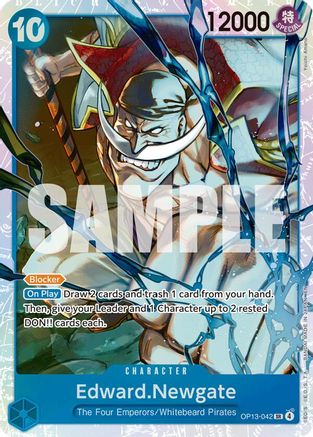 Edward.Newgate (OP13-042) - Super Rare