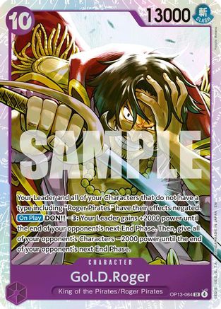 Gol.D.Roger (064) (OP13-064) - Super Rare