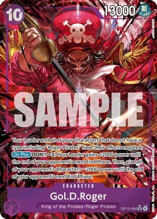 Gol.D.Roger (064) (Alternate Art) (OP13-064) - Super Rare