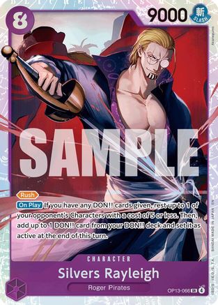 Silvers Rayleigh (OP13-066) - Super Rare