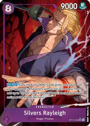 Silvers Rayleigh (Alternate Art) (OP13-066) - Super Rare