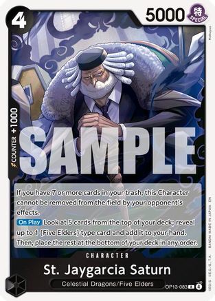 St. Jaygarcia Saturn (OP13-083) - Rare