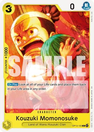 Kouzuki Momonosuke (OP13-105) - Common