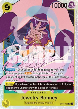 Jewelry Bonney (108) (OP13-108) - Super Rare