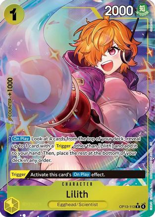 Lilith (Alternate Art) (OP13-113) - Rare
