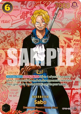 Sabo (120) (3rd Anniversary) (OP13-120) - Secret Rare