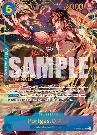 Portgas.D.Ace - OP07-053 (3rd Anniversary Winner) (OP07-053) - Rare