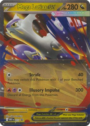 Mega Latias ex 011  - Holofoil - Promo
