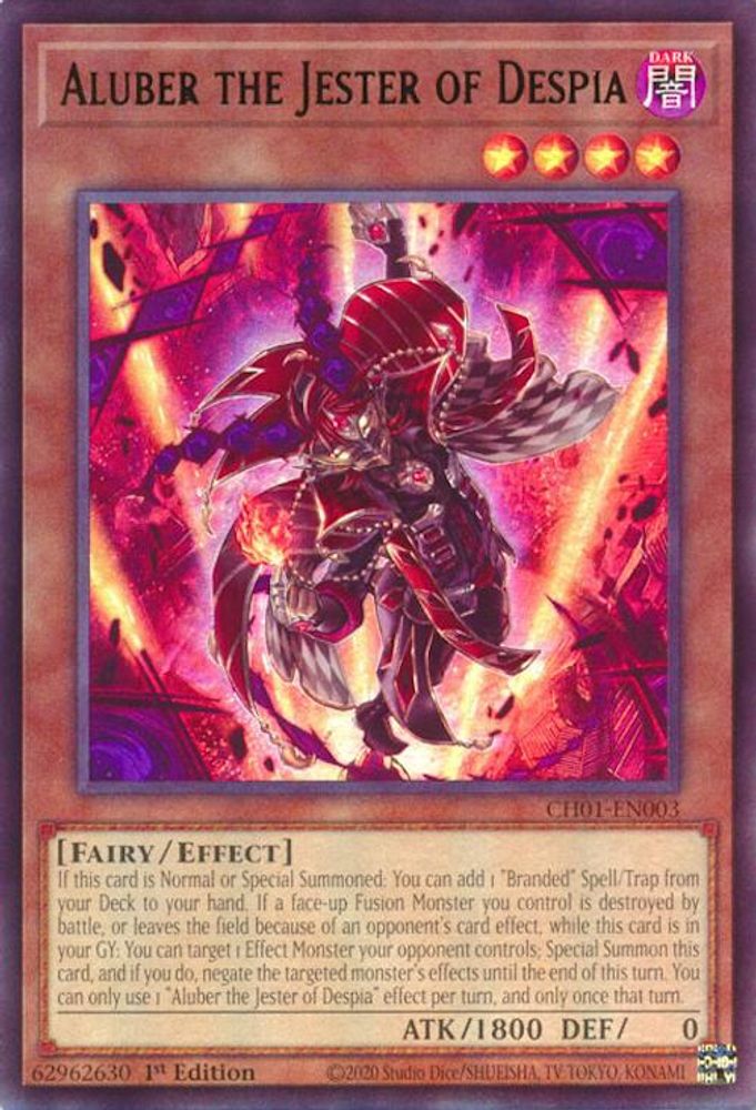 Aluber the Jester of Despia (CH01-EN003) - Ultra Rare