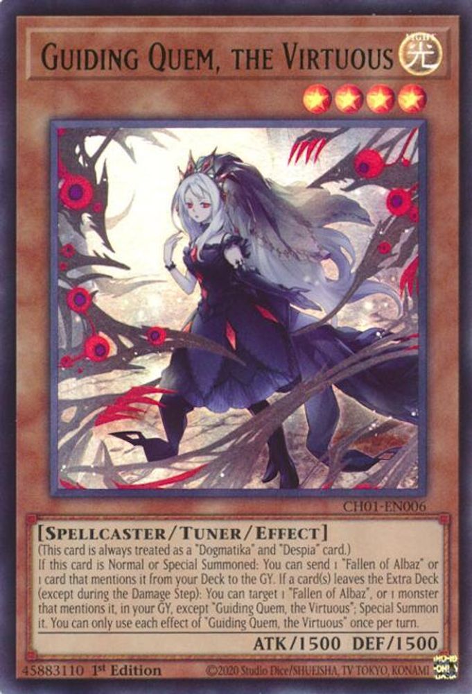 Guiding Quem, the Virtuous (CH01-EN006) - Ultra Rare