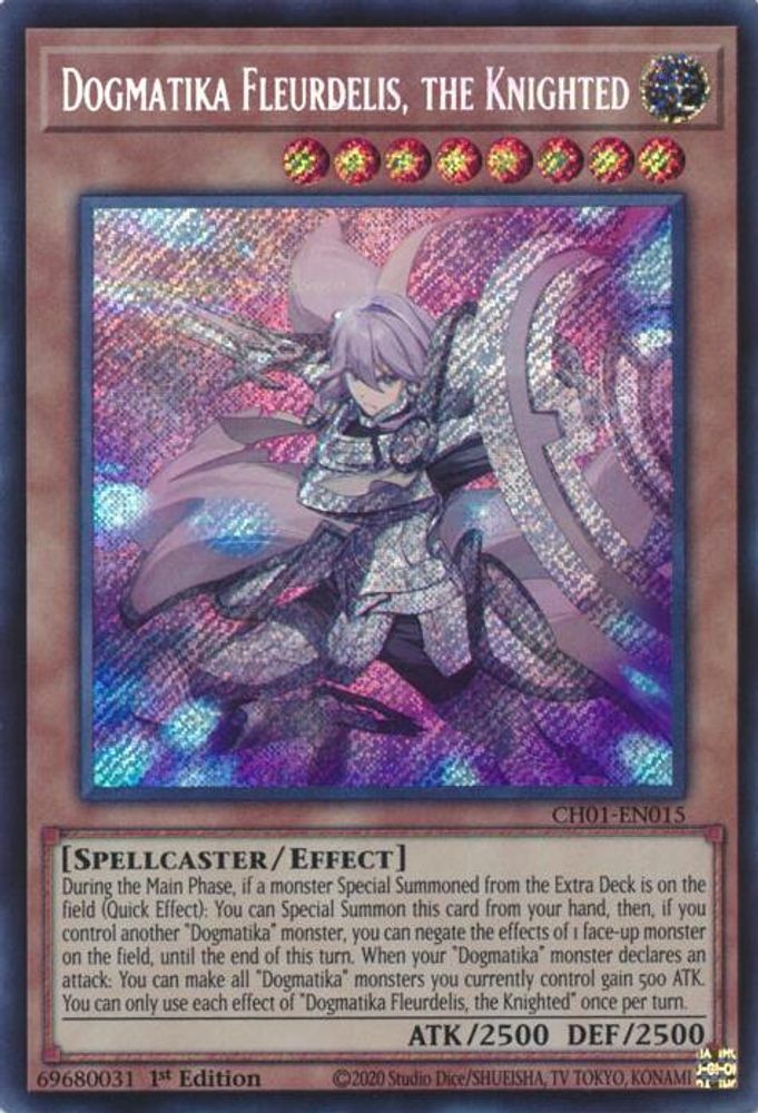 Dogmatika Fleurdelis, the Knighted (Secret Rare) (CH01-EN015) - Secret Rare