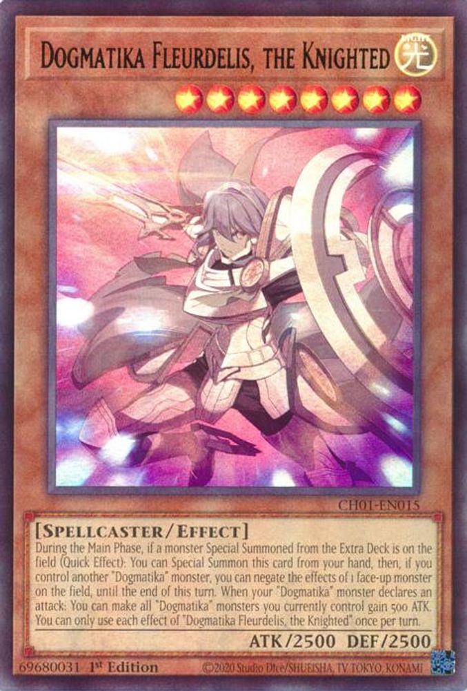 Dogmatika Fleurdelis, the Knighted (CH01-EN015) - Ultra Rare