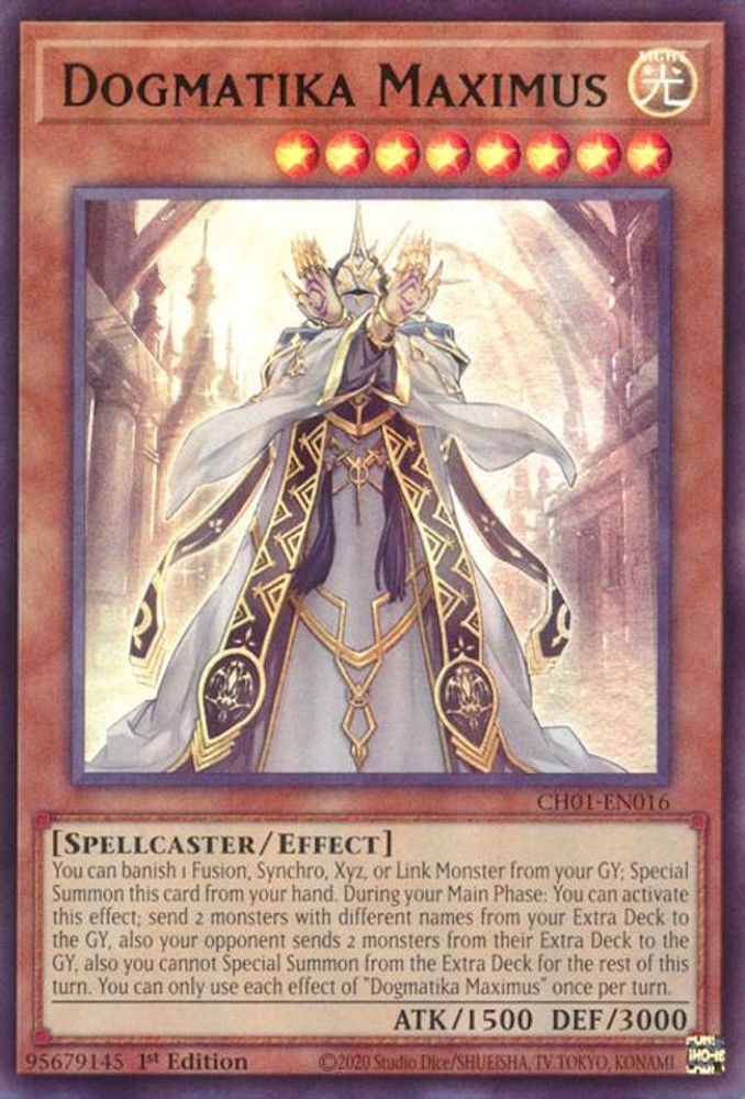 Dogmatika Maximus (CH01-EN016) - Ultra Rare