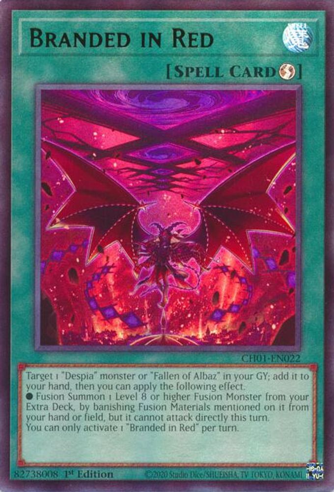 Branded in Red (CH01-EN022) - Ultra Rare
