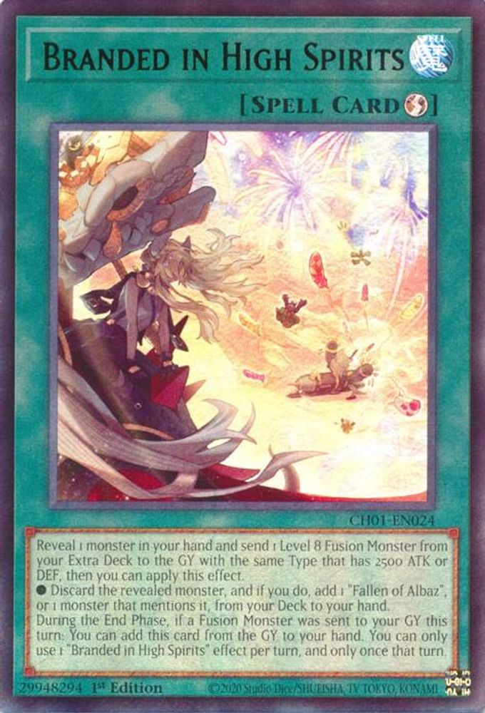 Branded in High Spirits (CH01-EN024) - Ultra Rare
