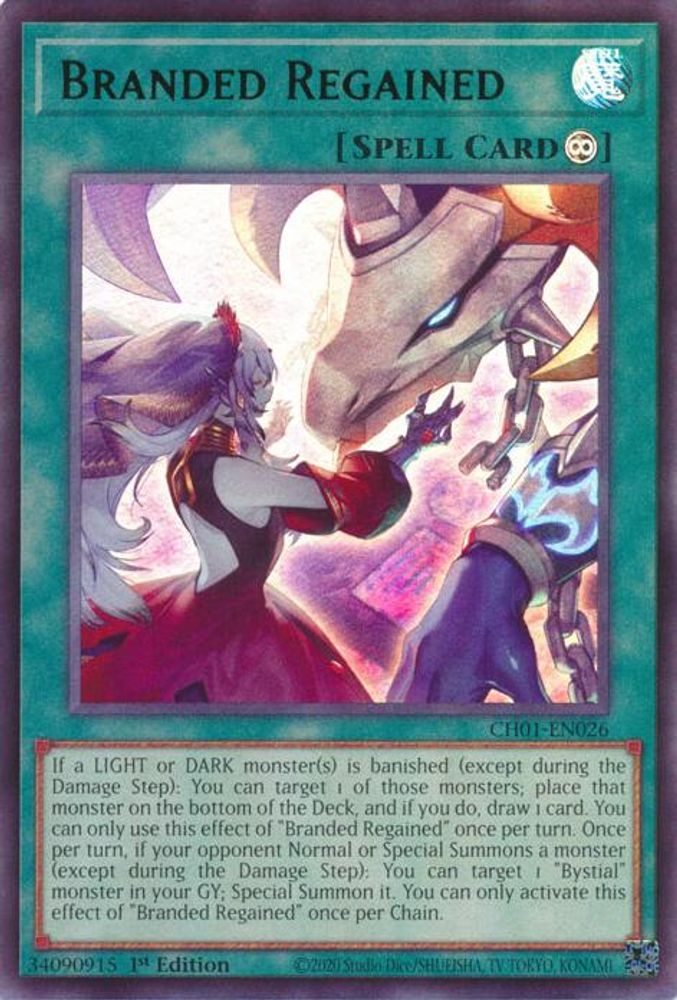 Branded Regained (CH01-EN026) - Ultra Rare
