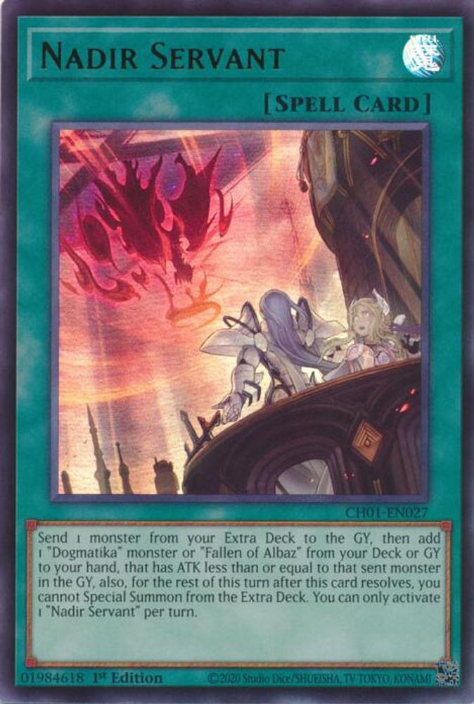Nadir Servant (CH01-EN027) - Ultra Rare