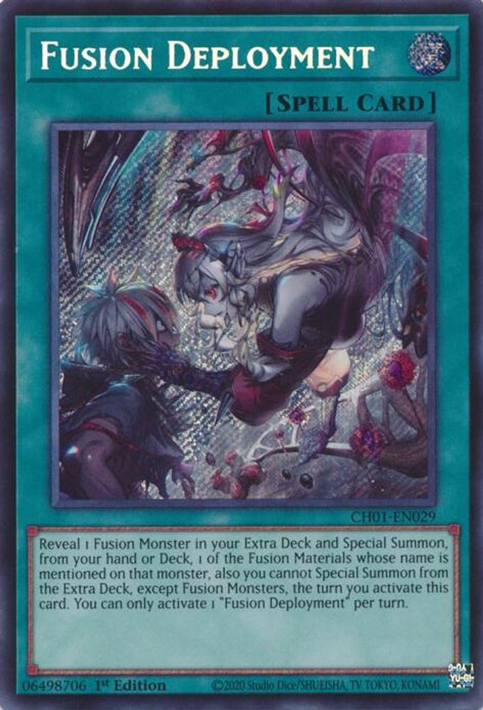 Fusion Deployment (Secret Rare) (CH01-EN029) - Secret Rare