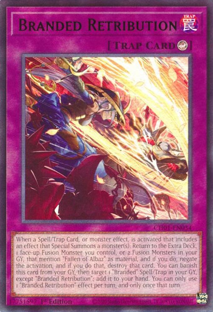 Branded Retribution (CH01-EN034) - Ultra Rare