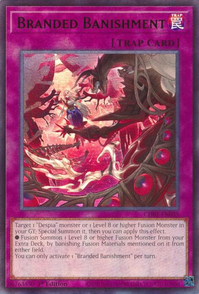 Branded Banishment (CH01-EN035) - Ultra Rare
