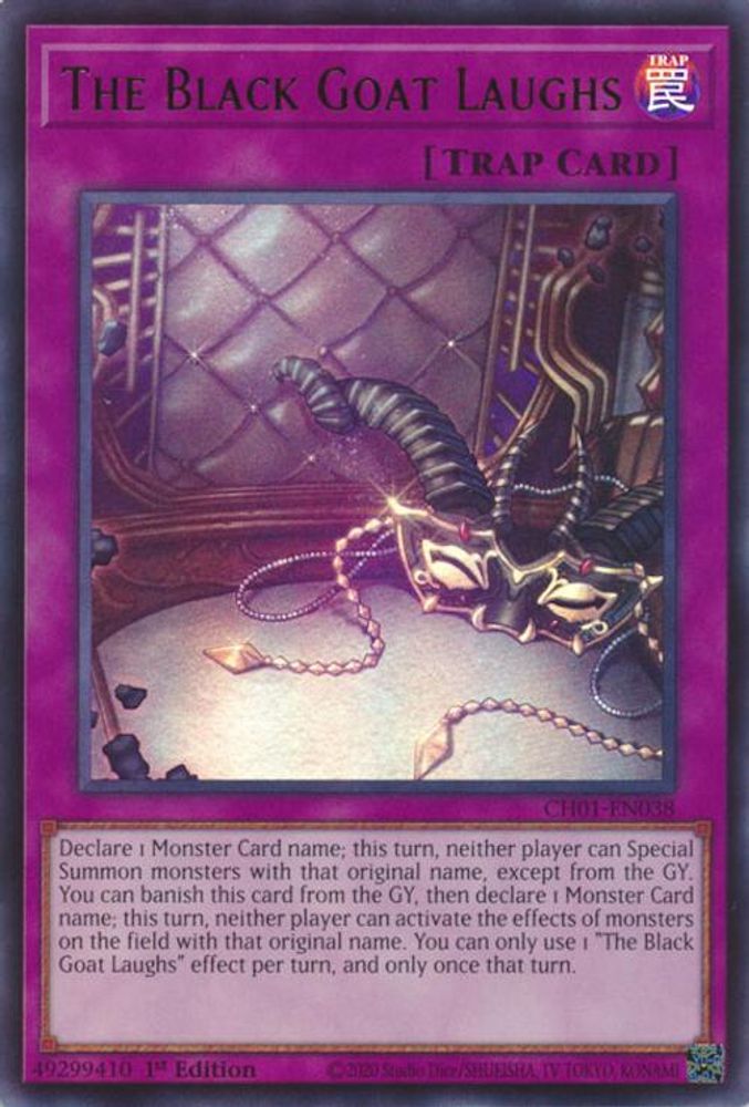 The Black Goat Laughs (CH01-EN038) - Ultra Rare