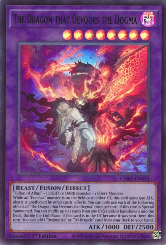 The Dragon that Devours the Dogma (CH01-EN041) - Ultra Rare