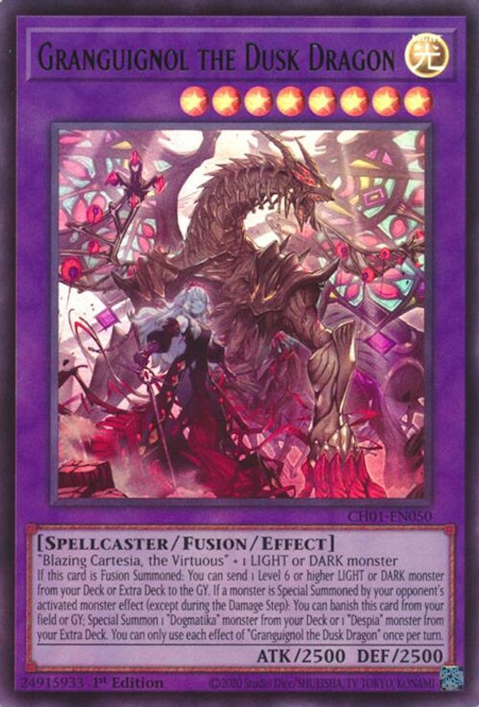 Granguignol the Dusk Dragon (CH01-EN050) - Ultra Rare