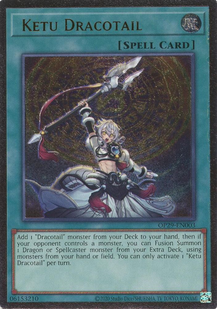 Ketu Dracotail (OP29-EN003) - Ultimate Rare