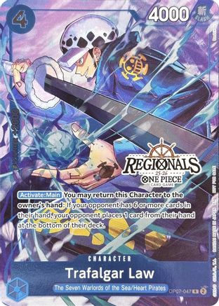 Trafalgar Law (CS 25-26 Regionals Textured Chase Promo) (OP07-047) - Rare